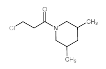 1-(3-氯丙酰基)-3,5-二甲基哌啶结构式
