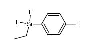 (ethyl)(difluoro)(4-fluorophenyl)silane Structure