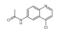 N-(4-chloro-[6]quinolyl)-acetamide Structure