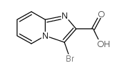 3-溴咪唑并[1,2-a]吡啶-2-羧酸结构式