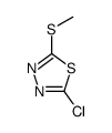 2-chloro-5-methylsulfanyl-1,3,4-thiadiazole Structure