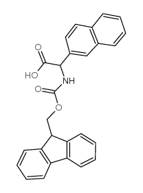 [(9H-FLUOREN-9-YLMETHOXYCARBONYLAMINO)]-NAPHTHALEN-2-YL-ACETIC ACID Structure