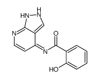 Benzamide, 2-hydroxy-N-1H-pyrazolo[3,4-b]pyridin-4-yl- (9CI) Structure