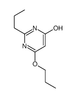 4(1H)-Pyrimidinone, 6-propoxy-2-propyl- (9CI)结构式