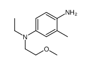 N'-ethyl-N'-(2-methoxyethyl)-2-methylbenzene-1,4-diamine结构式