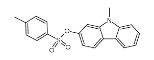 2-(9-methylcarbazolyl)-4-toluenesulfonate Structure