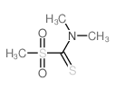 Methanethioamide,N,N-dimethyl-1-(methylsulfonyl)- (9CI) structure
