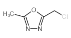 2-(Chloromethyl)-5-methyl-1,3,4-oxadiazole structure