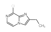 8-氯-2-乙基-咪唑并[1,2-a]吡嗪结构式