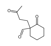 2-Formyl-2-[3-oxo-butyl]-cyclohexanon Structure