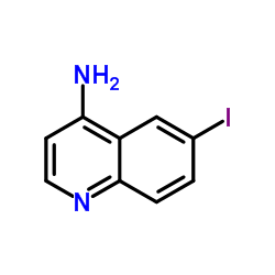 4-氨基-6-碘喹啉结构式