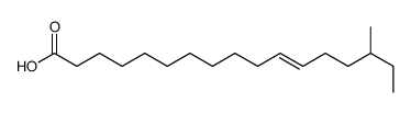 15-methylheptadec-11-enoic acid Structure