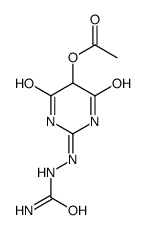 [2-(2-carbamoylhydrazinyl)-4,6-dioxo-1H-pyrimidin-5-yl] acetate Structure