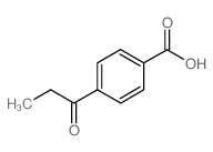 4-丙酰基苯甲酸结构式