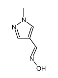 1-methyl-1H-pyrazole-4-carbaldehyde oxime结构式
