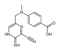 4-[(5-amino-6-cyanopyrazin-2-yl)methyl-methylamino]benzoic acid Structure