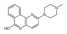 2-(4-methylpiperazin-1-yl)-5H-benzo[c][1,5]naphthyridin-6-one Structure
