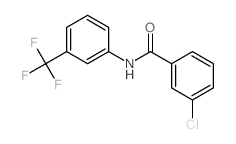 3-chloro-N-[3-(trifluoromethyl)phenyl]benzamide Structure