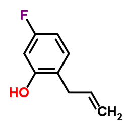 2-Allyl-5-fluorophenol Structure
