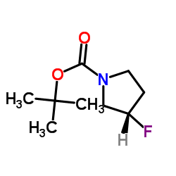 (S)-1-Boc-3-Fluoropyrrolidine structure