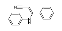 β-(phenylamino)-cinnamic acid nitrile Structure