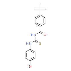 N-{[(4-bromophenyl)amino]carbonothioyl}-4-tert-butylbenzamide Structure
