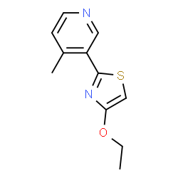 Pyridine, 3-(4-ethoxy-2-thiazolyl)-4-methyl- (9CI) picture