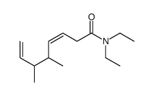 N,N-diethyl-5,6-dimethylocta-3,7-dienamide结构式