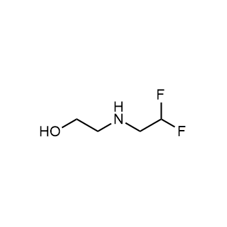 2-[(2,2-difluoroethyl)amino]ethan-1-ol Structure