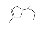 1-ethoxy-3-methyl-2,5-dihydrophosphole Structure