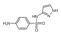 Benzenesulfonamide, 4-amino-N-1H-pyrazol-3-yl- (9CI) structure