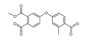 methyl 5-(3-methyl-4-nitrophenoxy)-2-nitrobenzoate Structure