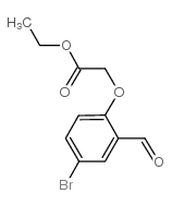 ETHYL (4-BROMO-2-FORMYLPHENOXY)ACETATE Structure