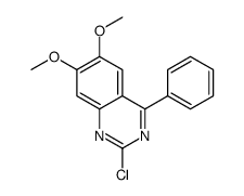 2-chloro-6,7-dimethoxy-4-phenylquinazoline结构式