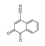 3,4-dioxonaphthalene-1-carbonitrile Structure