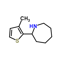 2-(3-Methyl-2-thienyl)azepane结构式