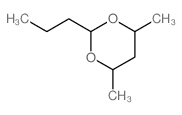 1,3-Dioxane,4,6-dimethyl-2-propyl-结构式