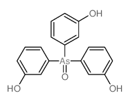 Phenol,3,3',3''-arsinylidynetris- (9CI) Structure