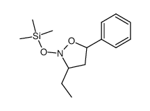 3-ethyl-5-phenyl-2-trimethylsilanyloxy-isoxazolidine结构式