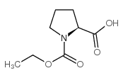 Pyrrolidine-1,2-dicarboxylic acid 1-ethyl ester structure