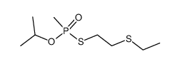 methyl-thiophosphonic acid S-(2-ethylsulfanyl-ethyl ester)-O-isopropyl ester Structure