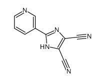 2-pyridin-3-yl-1H-imidazole-4,5-dicarbonitrile Structure