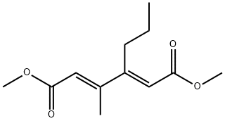 (2E,4E)-3-Methyl-4-propyl-2,4-hexadienedioic acid dimethyl ester picture