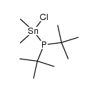 di-t-butyl[chloro(dimethylstannyl)]phosphine Structure