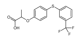 2-[4-[3-(trifluoromethyl)phenyl]sulfanylphenoxy]propanoic acid Structure