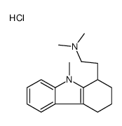 dimethyl-[2-(9-methyl-1,2,3,4-tetrahydrocarbazol-1-yl)ethyl]azanium,chloride Structure