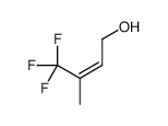 4,4,4-trifluoro-3-methylbut-2-en-1-ol Structure