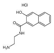 N-(2-aminoethyl)-3-hydroxynaphthalene-2-carboxamide monohydrochloride Structure