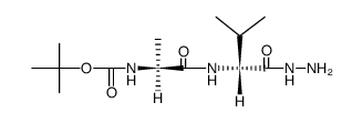 Boc-Ala-D-Val-NHNH2 Structure