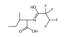 (2S,3S)-3-methyl-2-(2,2,3,3-tetrafluoropropanoylamino)pentanoic acid Structure